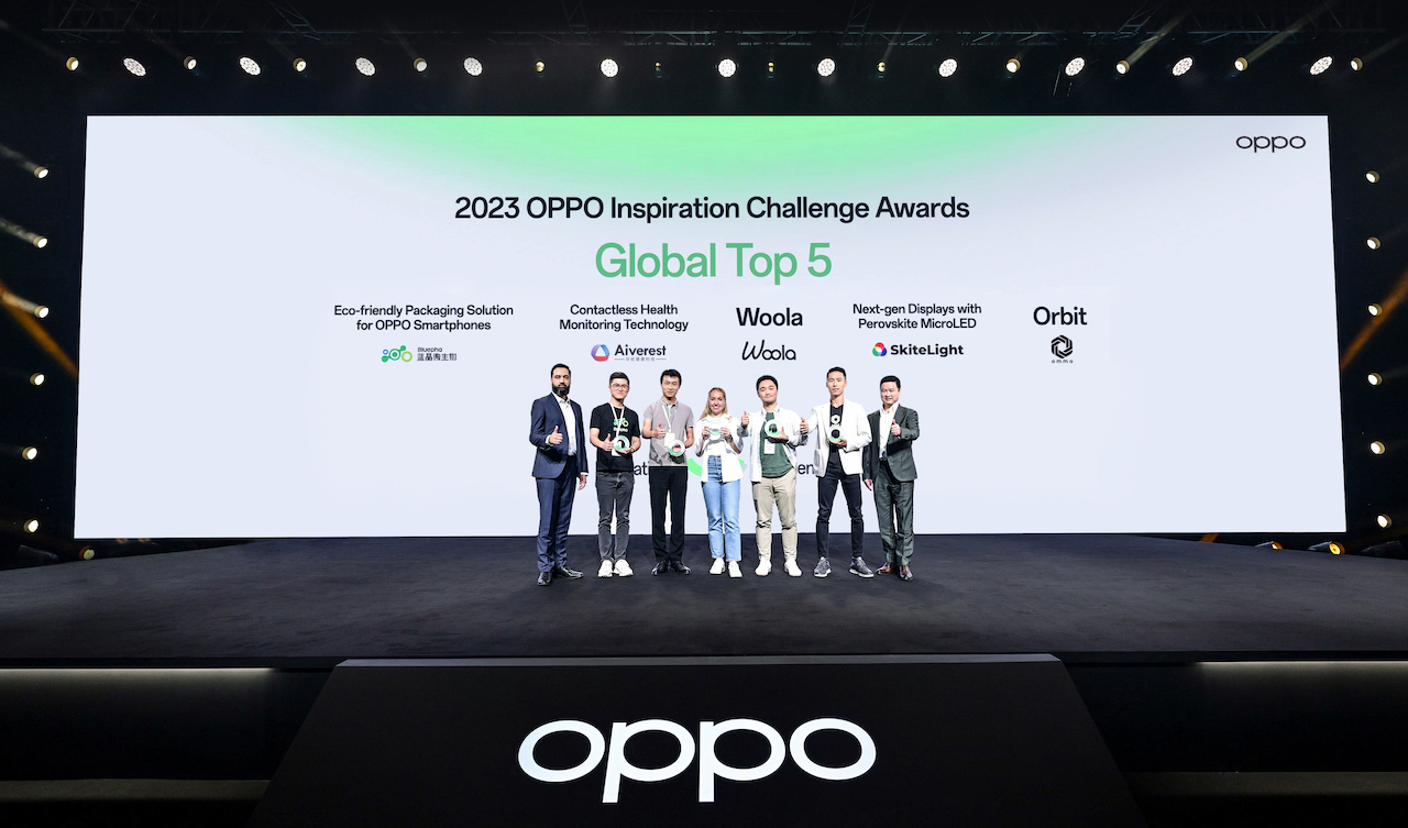 Os 5 principais vencedores globais do OPPO Inspiration Challenge 2023