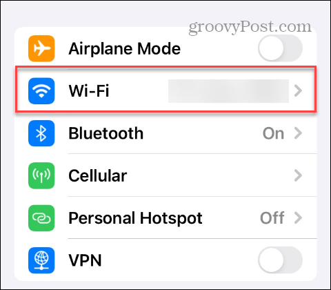 Esqueça uma rede Wi-Fi em um iPhone