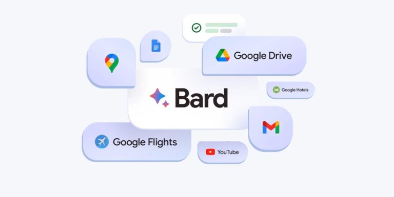 O Google Bard agora funciona com Gmail, Docs, Drive, Maps, Flights, hotéis e YouTube.